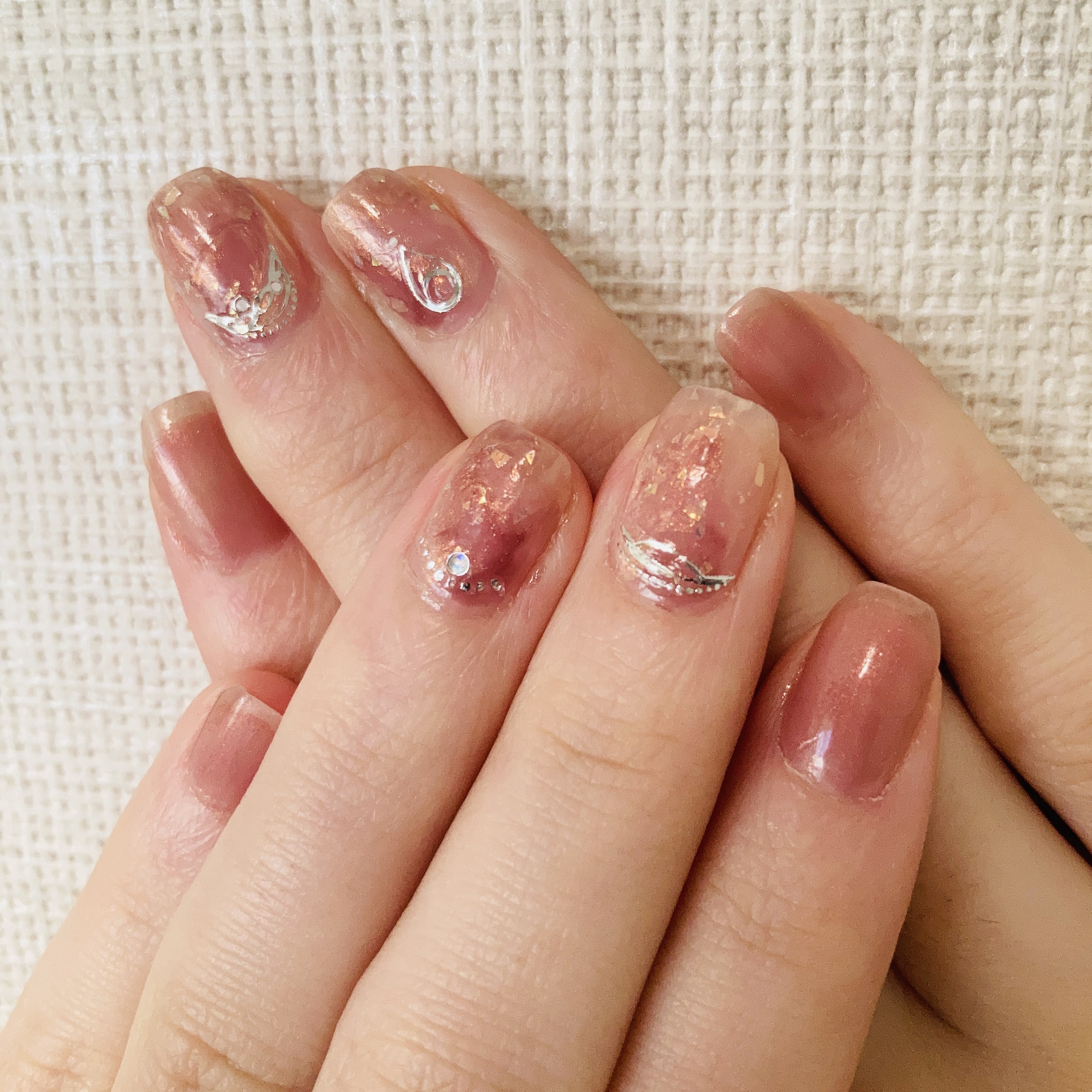 ジーニッシュ No.125 DESERT LILY デザートリリー/ジーニッシュマニキュア/マニキュアを使ったクチコミ（2枚目）