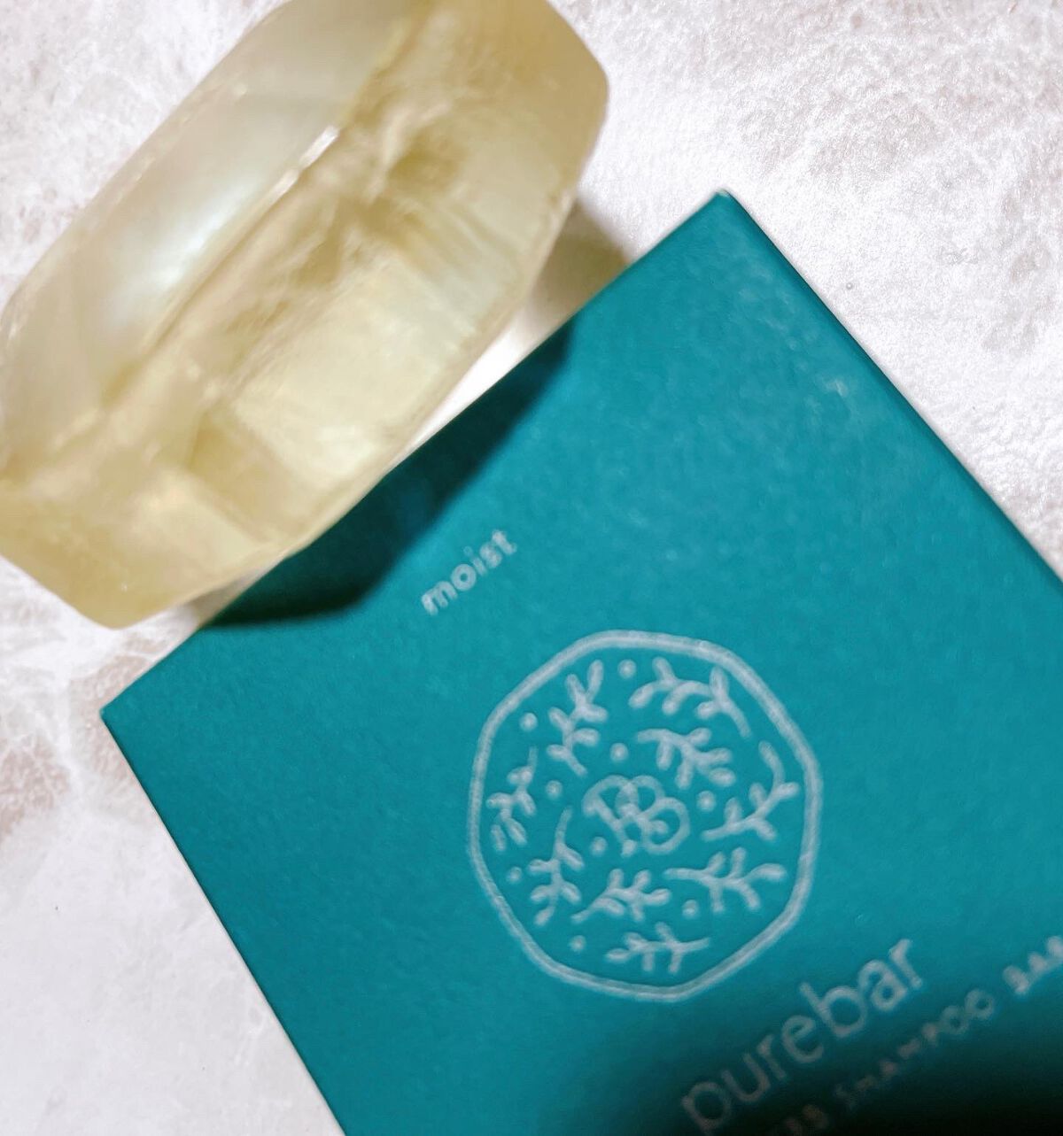 ピュアバー 和漢ハーブシャンプーバー モイスト/purebar/市販シャンプーを使ったクチコミ（3枚目）