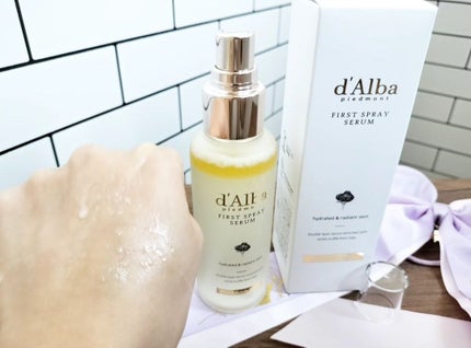 ダルバ ホワイトトリュフファーストスプレーセラム/ダルバ/ミスト状化粧水を使ったクチコミ(3枚目)