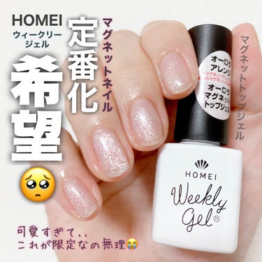 HOMEI マグネットトップジェルのクチコミ「HOMEI
マグネットトップジェル オーロラ

➶ ➷ ➸ ➹ ➺ ➻ ➼ ➽ 

♡ 付属の.....」（1枚目）