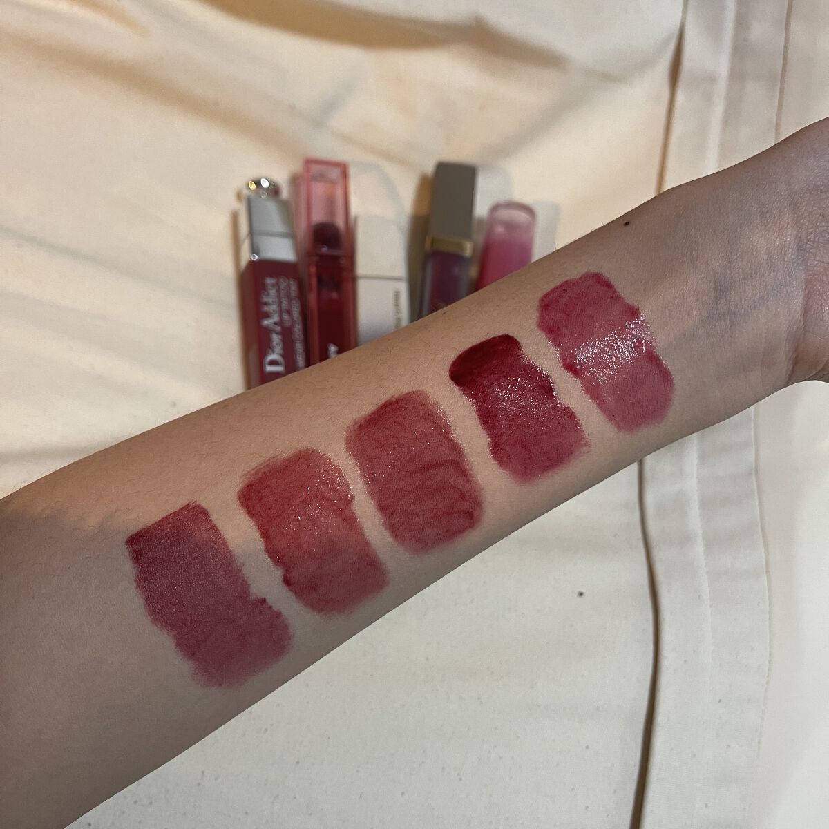 ドットオンムードピュアグロウティント/Heart Percent/リップティントを使ったクチコミ（2枚目）