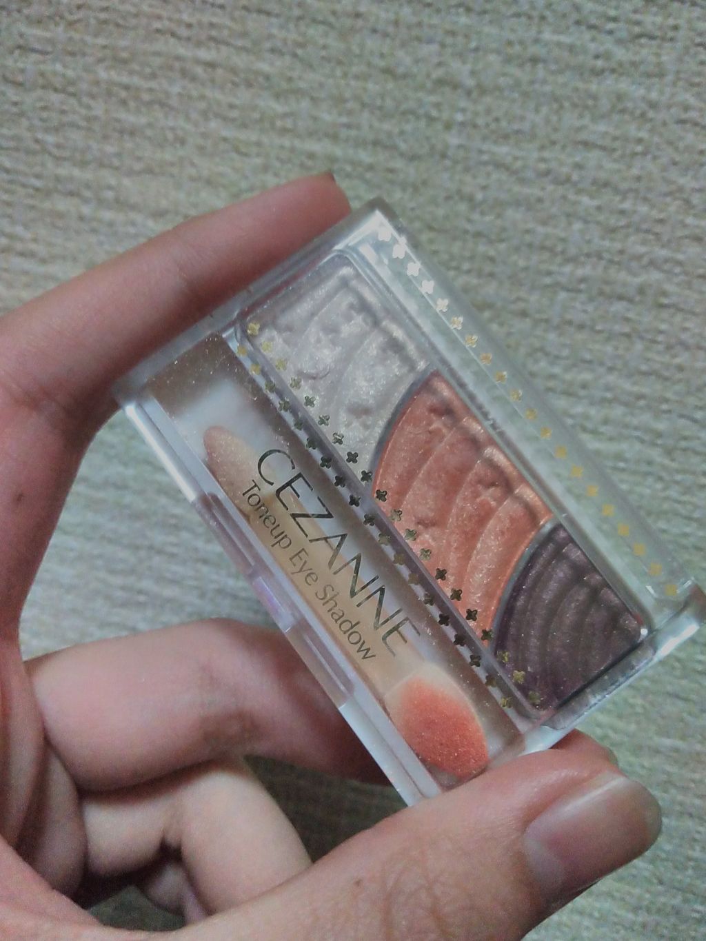 トーンアップアイシャドウ/CEZANNE/アイシャドウパレットを使ったクチコミ(1枚目)