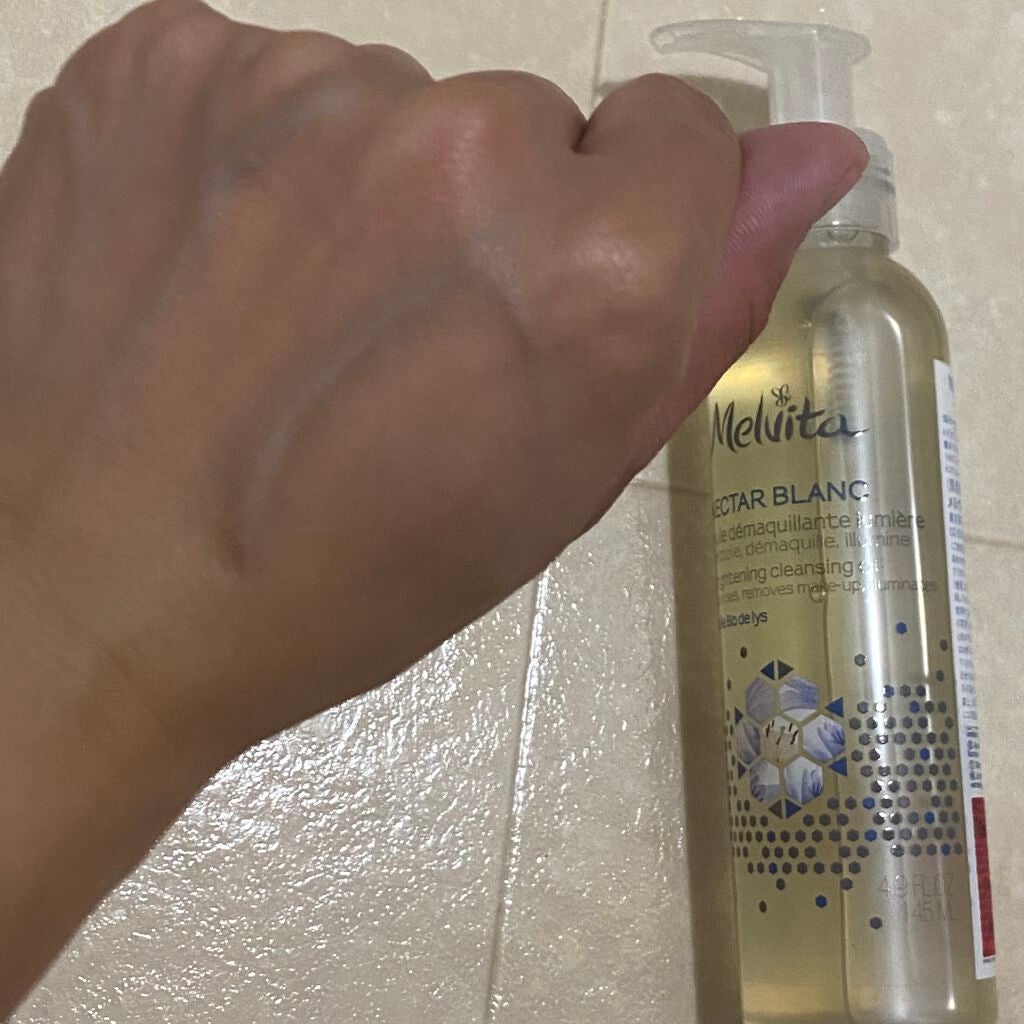 ネクターブラン クレンジングオイル /Melvita/オイルクレンジングを使ったクチコミ(3枚目)