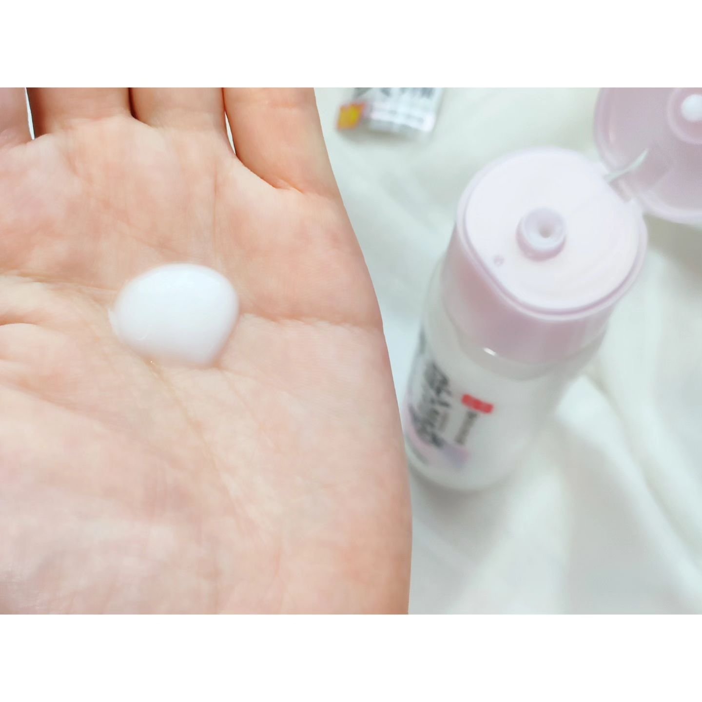 薬用リンクル乳液 ホワイト/なめらか本舗/乳液を使ったクチコミ（3枚目）