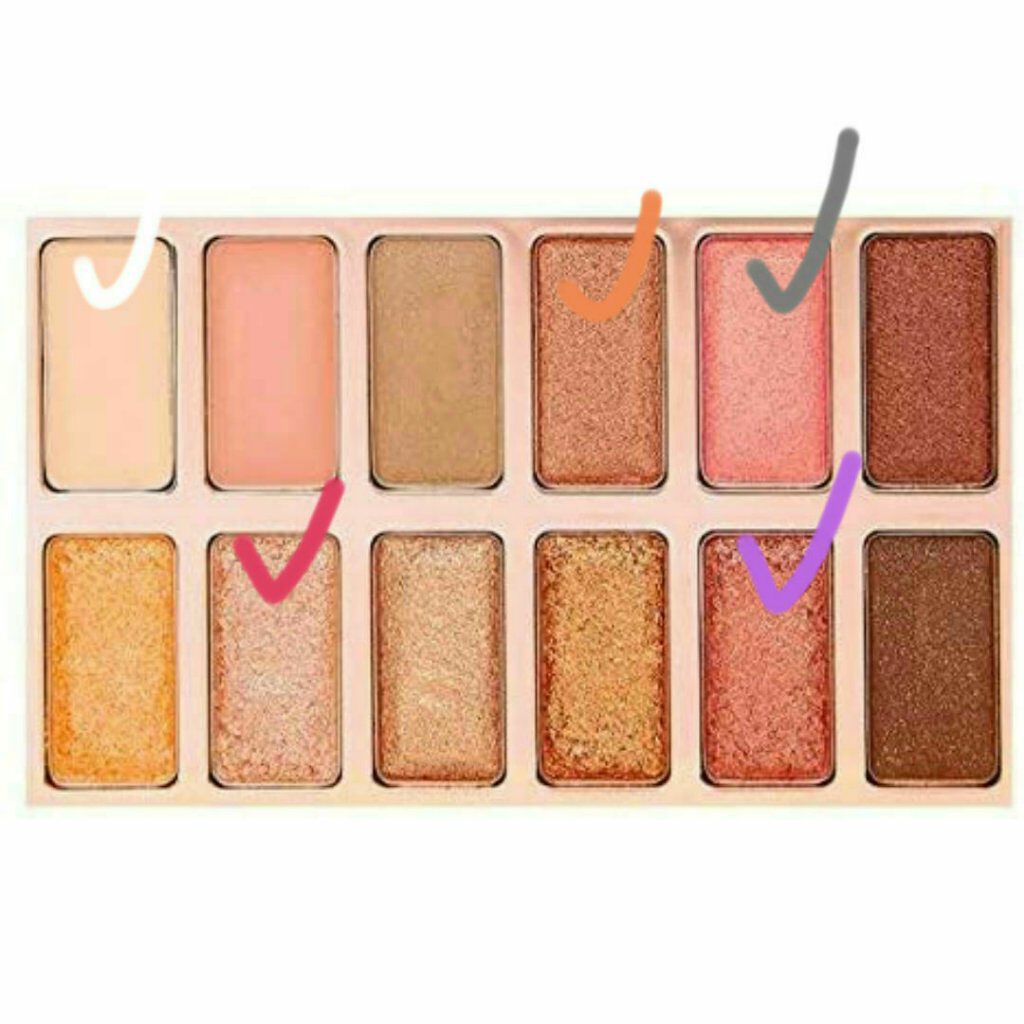 バレンタインボックス/VAVI MELLO/アイシャドウパレットを使ったクチコミ（3枚目）