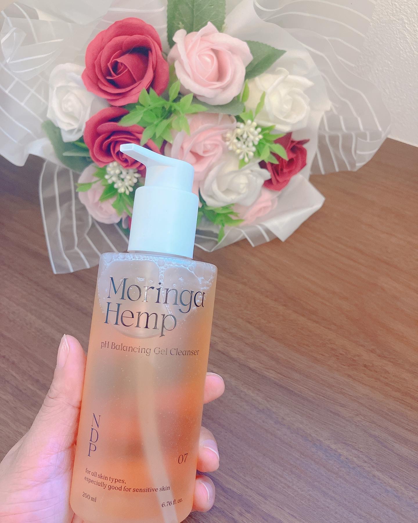 モリンガヘンプpHバランシングジェルクレンザー/NATURAL DERMA PROJECT/クレンジングジェルを使ったクチコミ（2枚目）