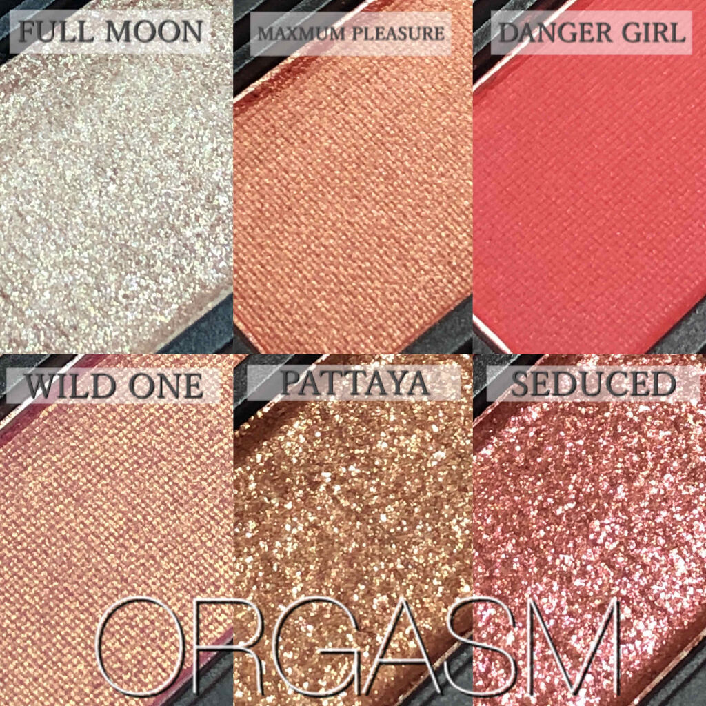 オーガズム ミニアイシャドーパレット/NARS/アイシャドウパレットを使ったクチコミ（2枚目）