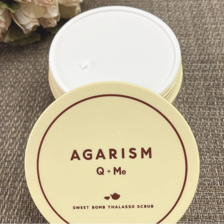 Q+Me スウィートボムタラソスクラブレモンティーの香り/AGARISM/バストケア・ヒップケアを使ったクチコミ（2枚目）