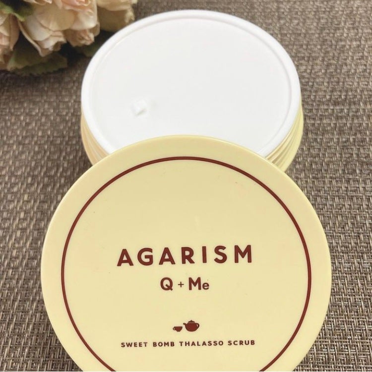 Q+Me スウィートボムタラソスクラブレモンティーの香り/AGARISM/バスト・ヒップケアを使ったクチコミ(2枚目)