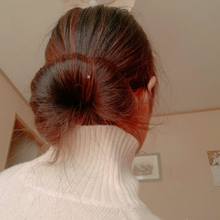 シニヨンメーカー/DAISO/ヘアアクセサリーを使ったクチコミ(6枚目)