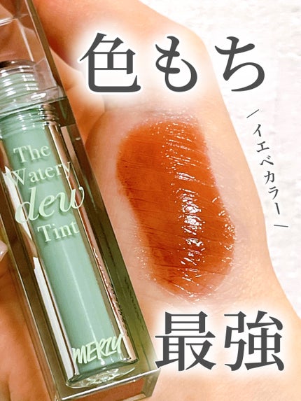 ザ ウォータリー デュー ティント シーズン3/MERZY/リップティントを使ったクチコミ(1枚目)