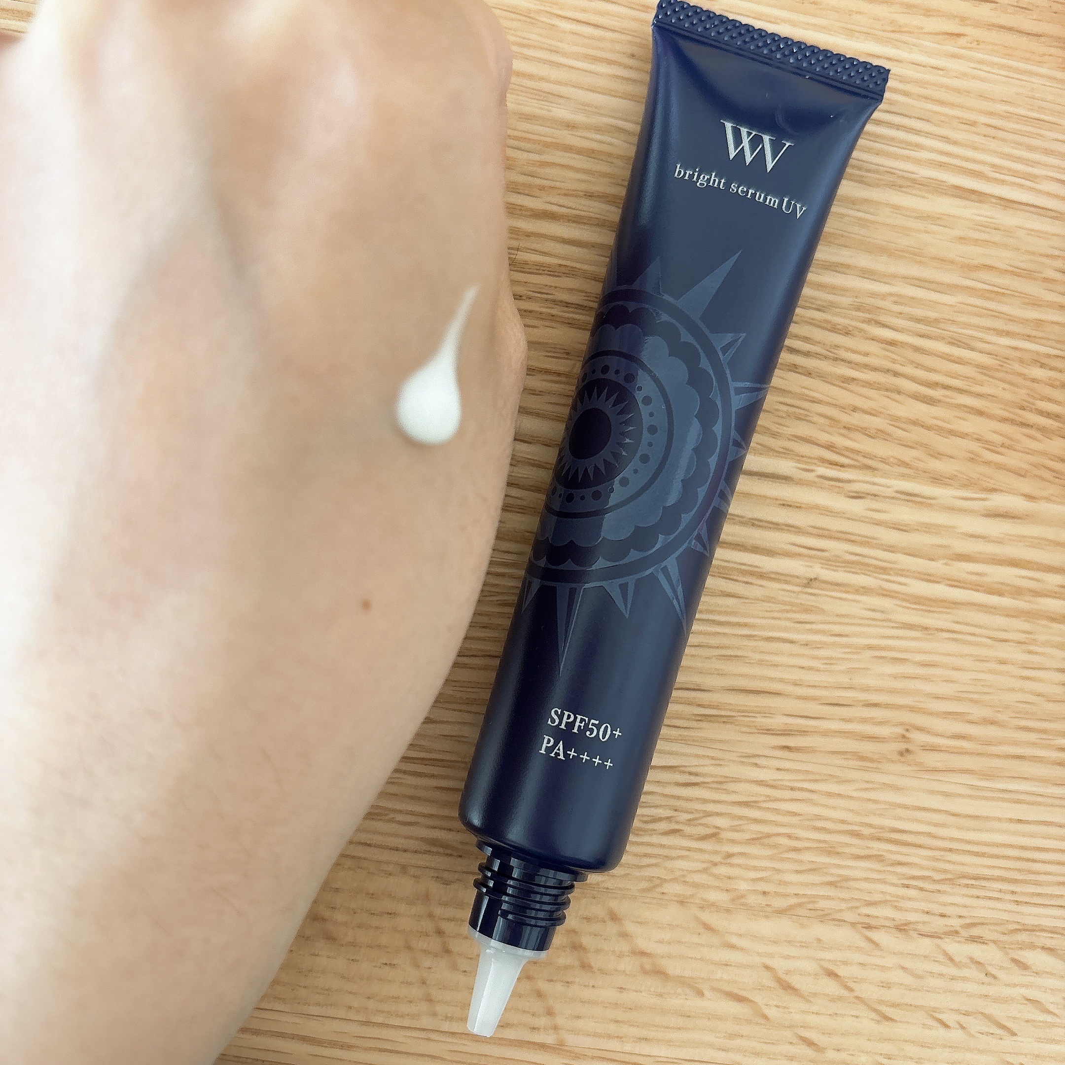 WHITE VEIL ブライトセラムUV/WHITE VEIL/日焼け止めローションを使ったクチコミ（3枚目）