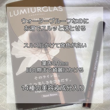 スキルレスライナー/LUMIURGLAS/リキッドアイライナーを使ったクチコミ（2枚目）