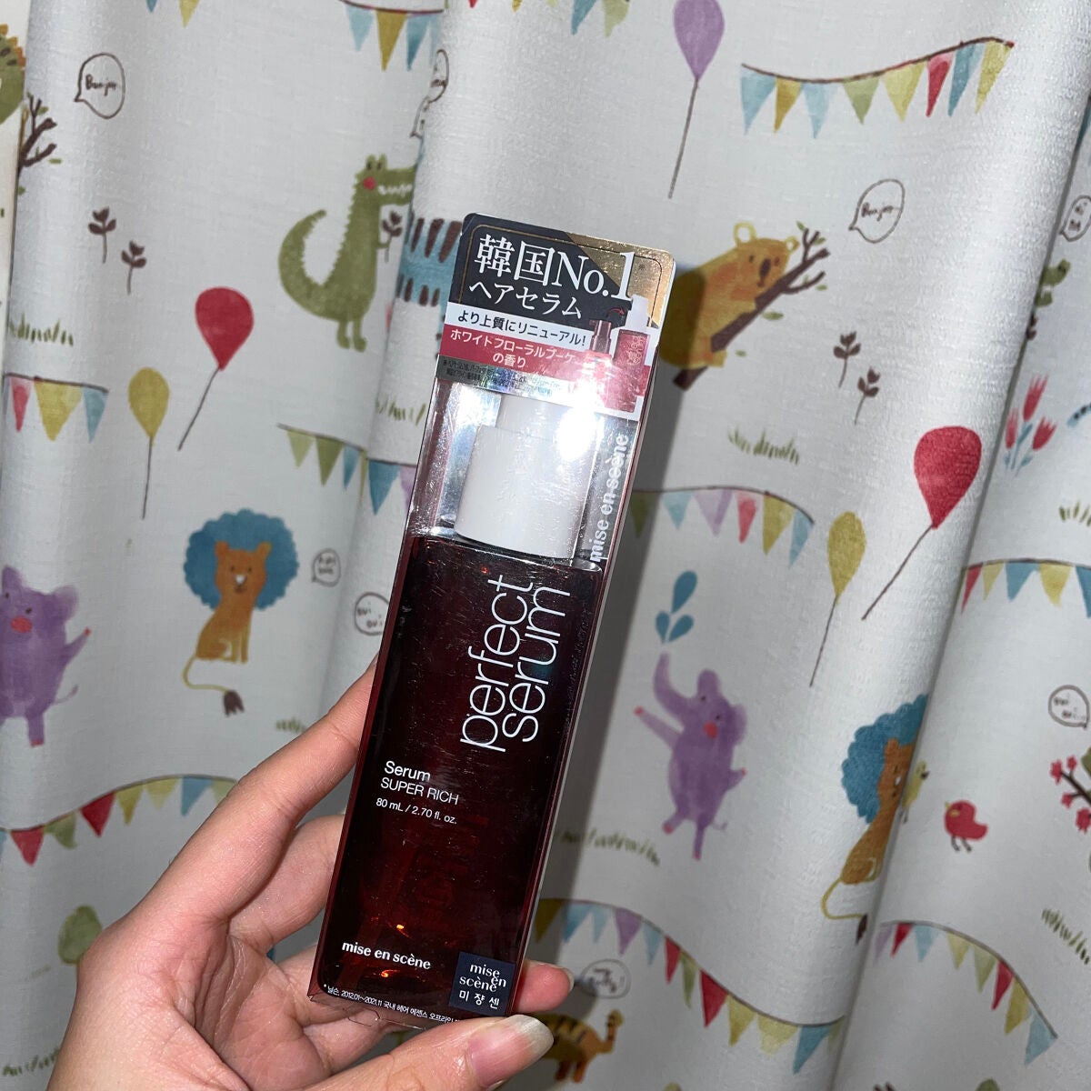 パーフェクトセラム リッチセラム/miseenscene/アウトバストリートメントを使ったクチコミ(2枚目)