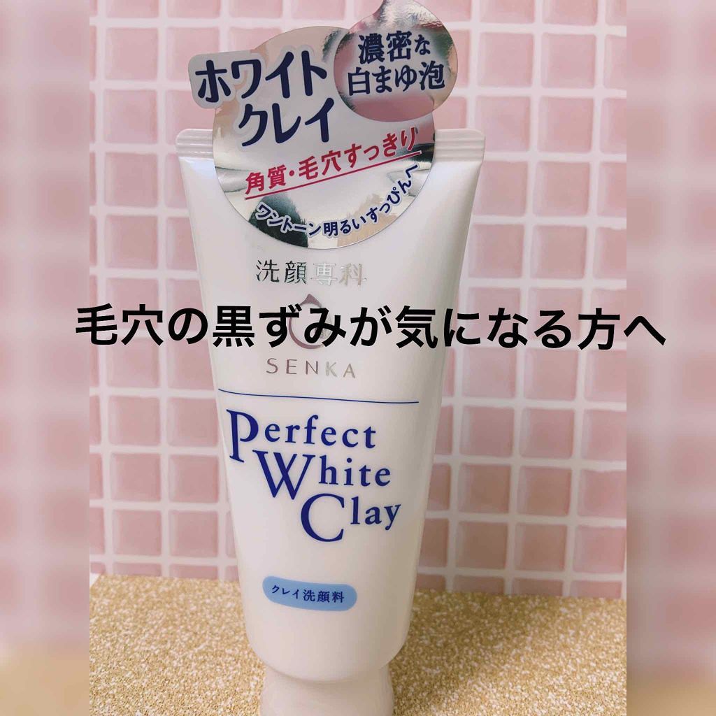パーフェクトホワイトクレイ/SENKA（専科）/洗顔フォームを使ったクチコミ（1枚目）