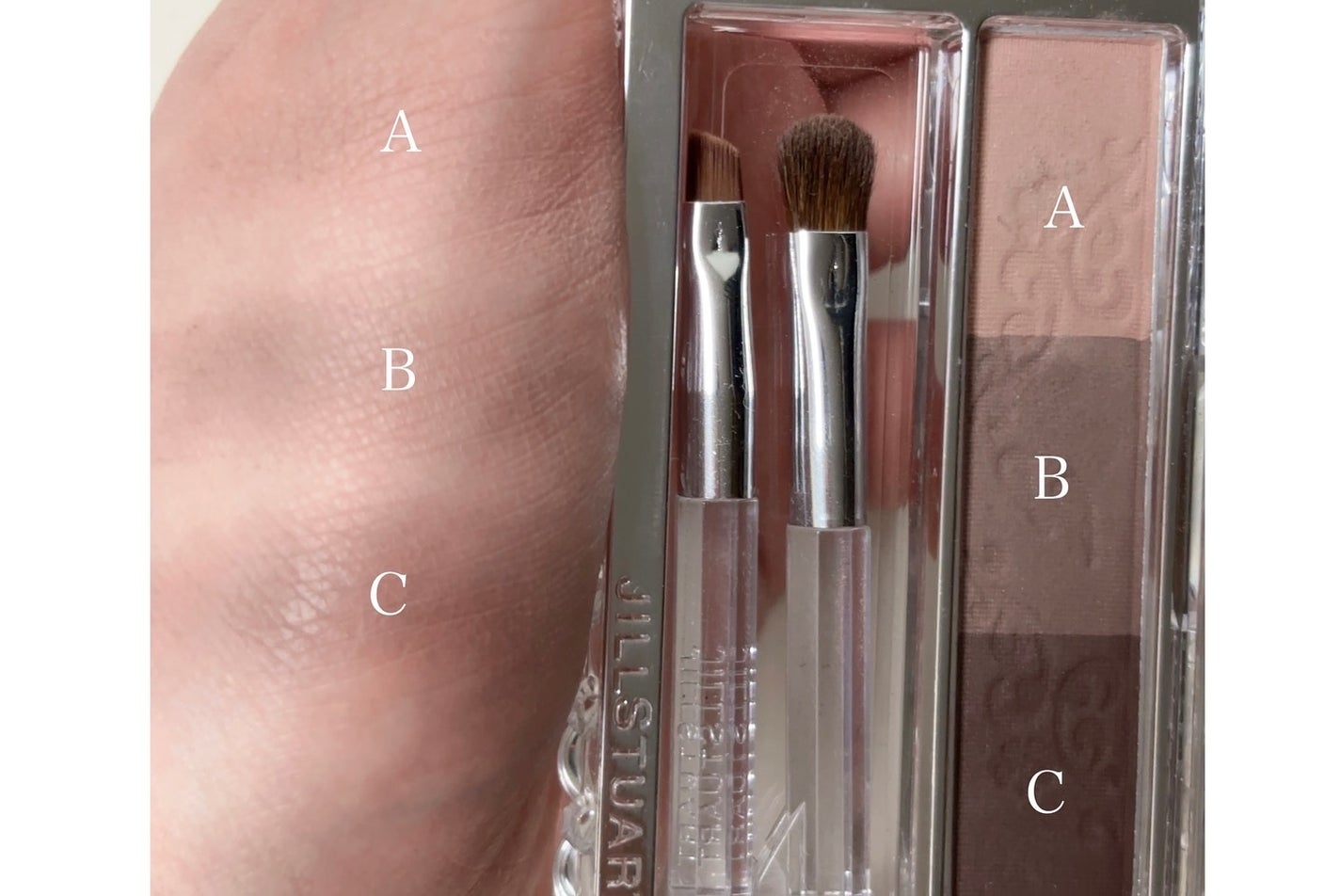 ジルスチュアート ブルームニュアンスブロウパレット/JILL STUART/パウダーアイブロウを使ったクチコミ(3枚目)