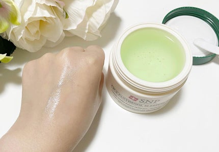 シカパンテノールスリーピングパック/SNP/フェイスクリームを使ったクチコミ(4枚目)