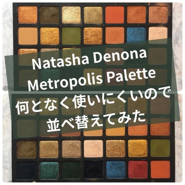 Natasha Denona  ナターシャ デノナ メトロポリス パレットのクチコミ「Natasha Denona のMETROPOLIS PALETTE。好きなカラーがあるのに使.....」（1枚目）
