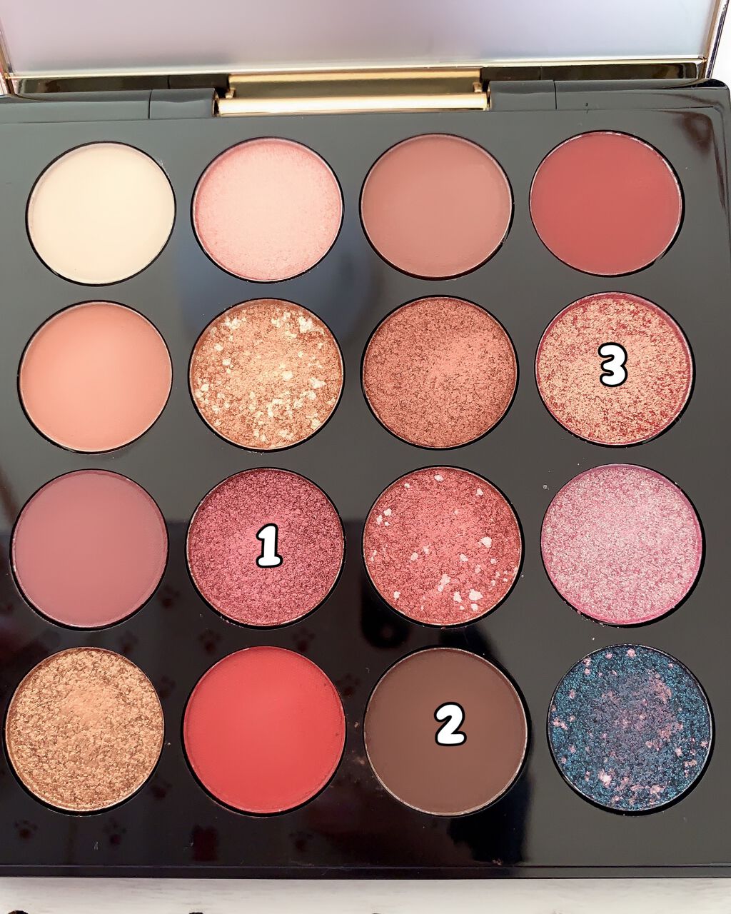 大英博物館 エジプトシリーズ アイシャドウパレット/ZEESEA/アイシャドウパレットを使ったクチコミ(3枚目)