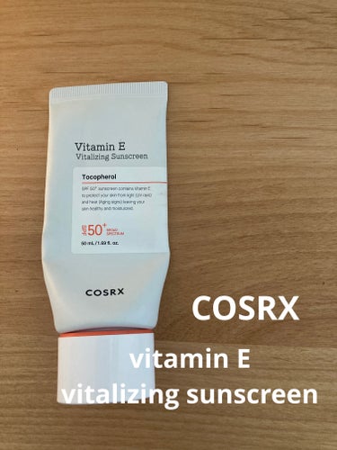 ビタミンEバイタライジングUVクリーム　SFP50＋/COSRX/日焼け止め・UVケアを使ったクチコミ（1枚目）