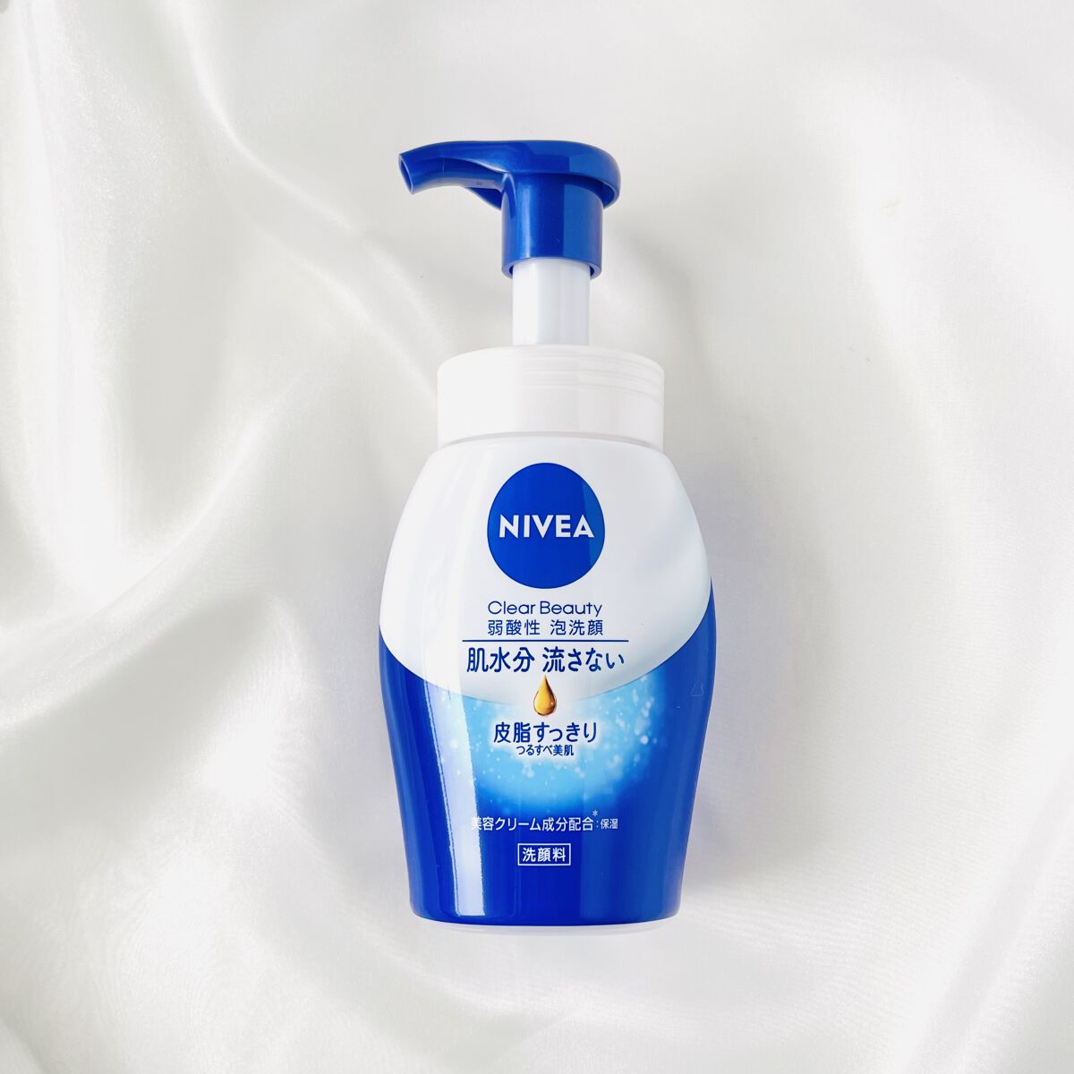 ニベア クリアビューティー弱酸性泡洗顔 皮脂すっきり 本体 150ml/ニベア/泡洗顔を使ったクチコミ（1枚目）