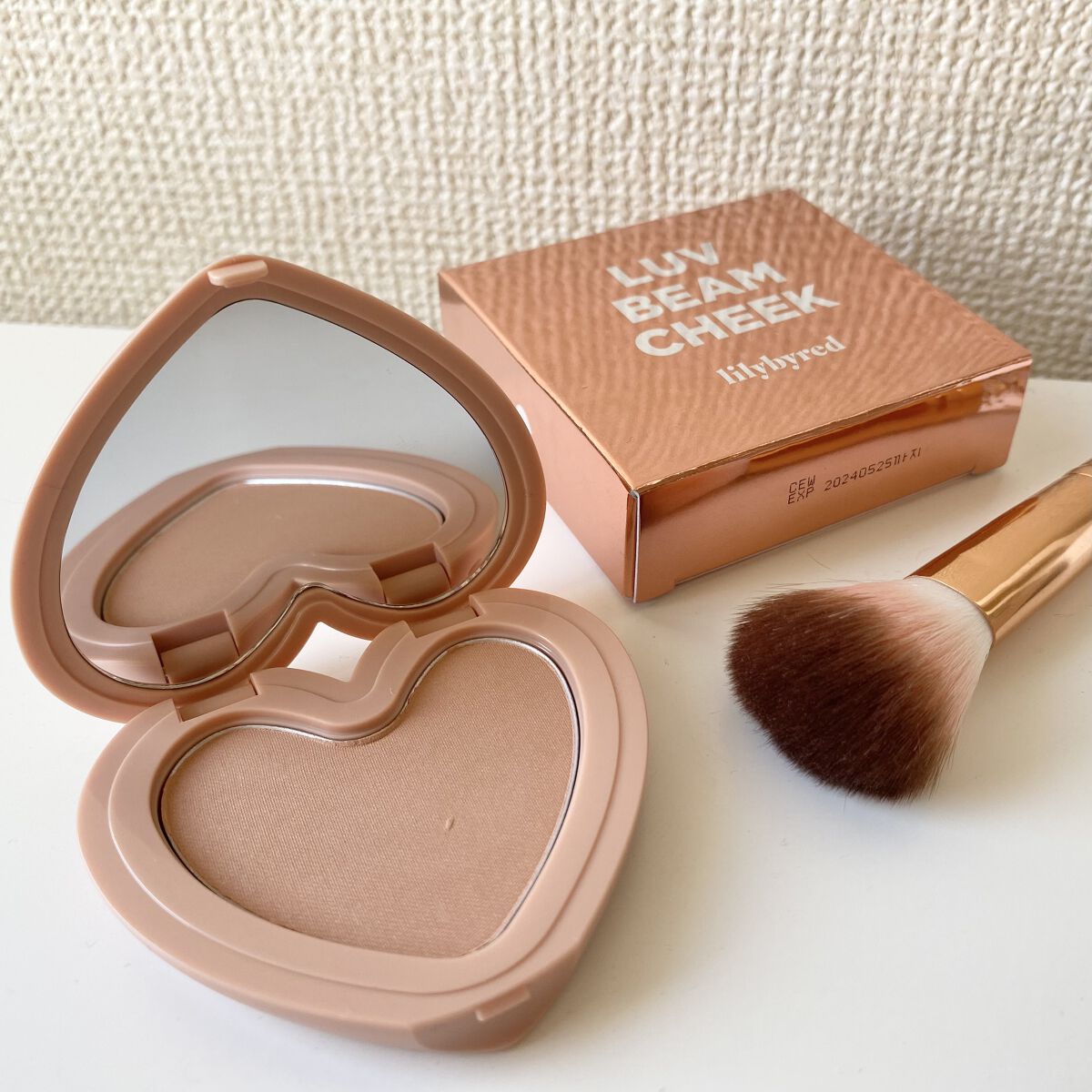 Luv Beam Cheek/lilybyred/パウダーチークを使ったクチコミ（2枚目）