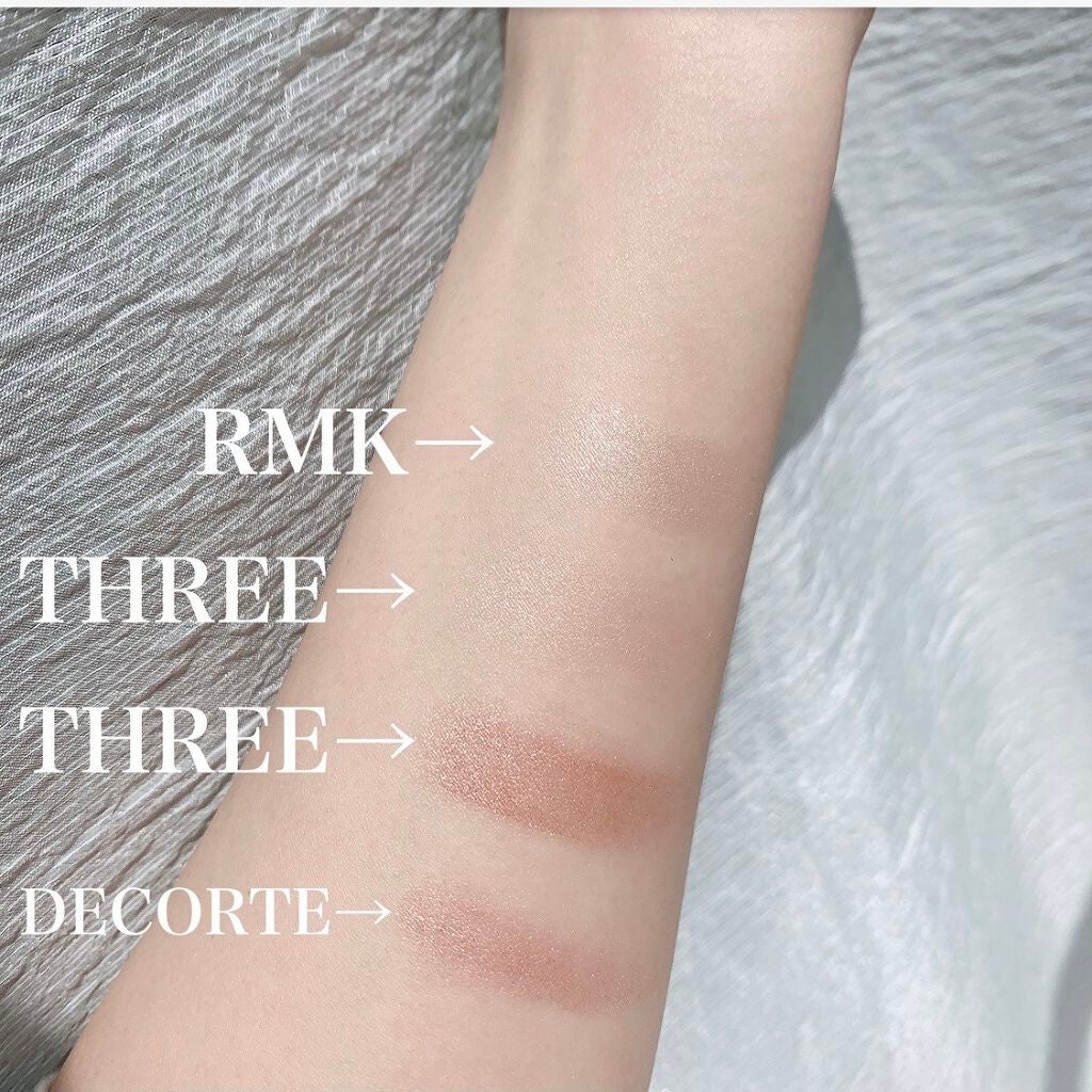 THREE シマリング グロー デュオ/THREE/クリームハイライトを使ったクチコミ(4枚目)