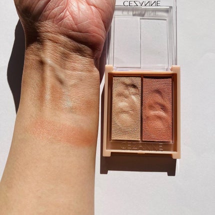 フェイスグロウカラー/CEZANNE/クリームハイライトを使ったクチコミ(5枚目)