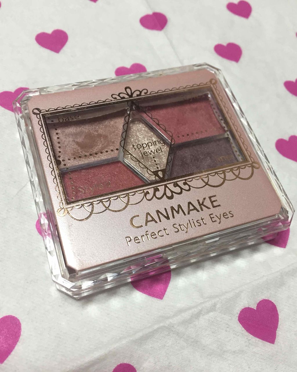 【旧品】パーフェクトスタイリストアイズ/キャンメイク/アイシャドウパレットを使ったクチコミ(1枚目)