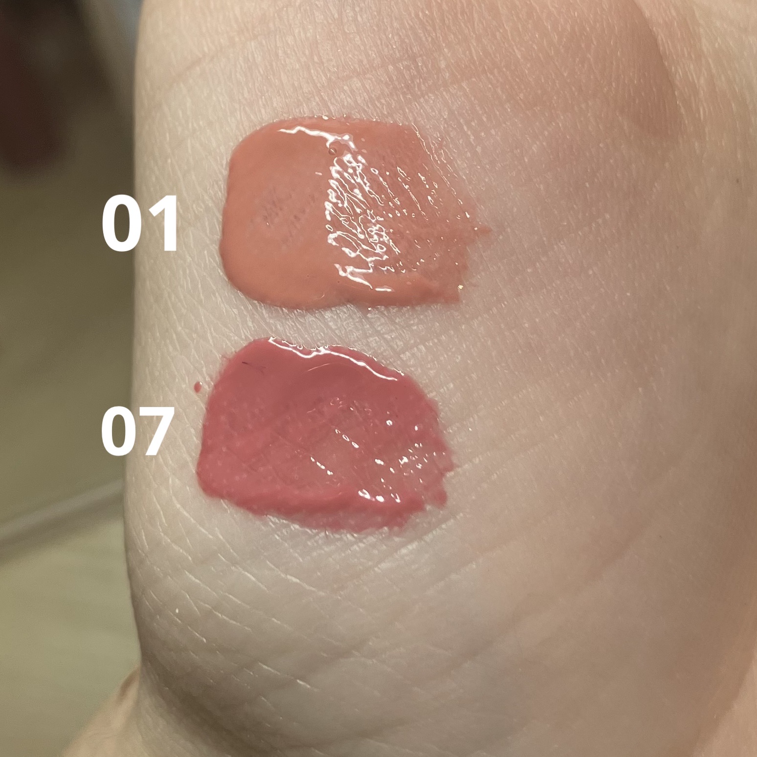 ウォーター ベアー ティント 01 アナウンス ベージュ(ANNOUNCE BEIGE)/PERIPERA/リップティントを使ったクチコミ（3枚目）