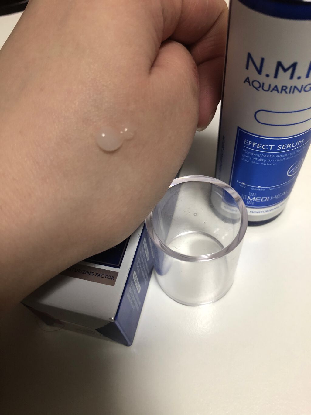 N.M.F アクアリング エフェクト セラム/MEDIHEAL/美容液を使ったクチコミ（3枚目）