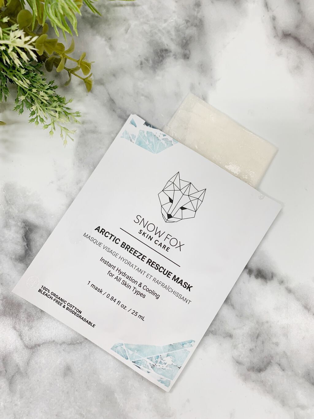 アークティック ブリーズ レスキュー マスク/SNOW FOX SKINCARE/シートマスク・パックを使ったクチコミ（3枚目）