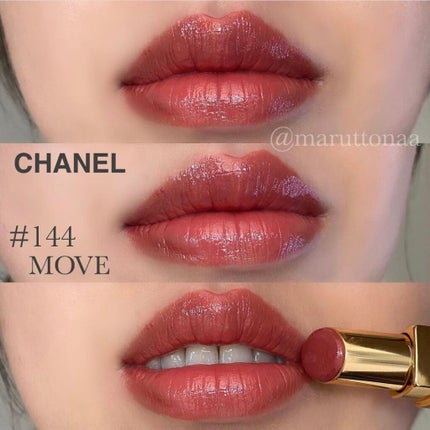 ルージュ ココ フラッシュ 144 ムーヴ/CHANEL/口紅を使ったクチコミ(1枚目)
