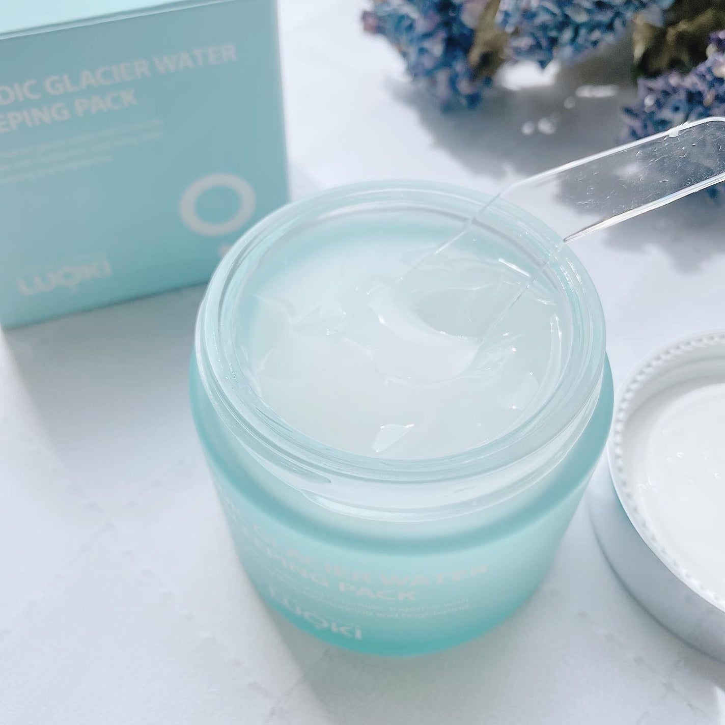 ノルディック氷河水スリーピングパック/LUOKI/フェイスクリームを使ったクチコミ(2枚目)