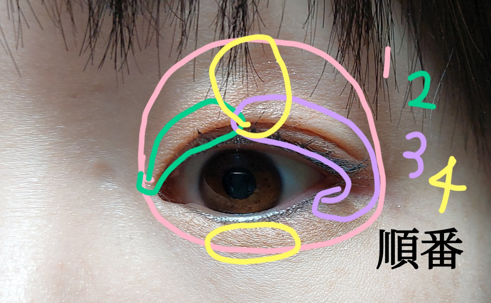 レヨン ジュレアイズ N/Elégance/ジェル・クリームアイシャドウを使ったクチコミ（3枚目）