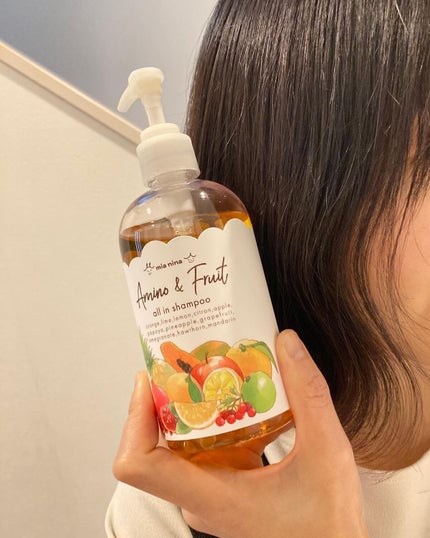 ぼぶ on LIPS 「アミノ&フルーツオールインシャンプー300mLを使ってみました..」(6枚目)