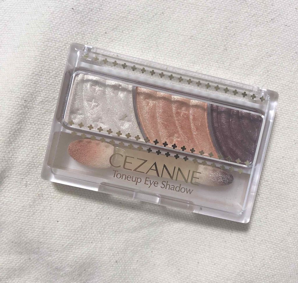 トーンアップアイシャドウ/CEZANNE/アイシャドウパレットを使ったクチコミ（1枚目）