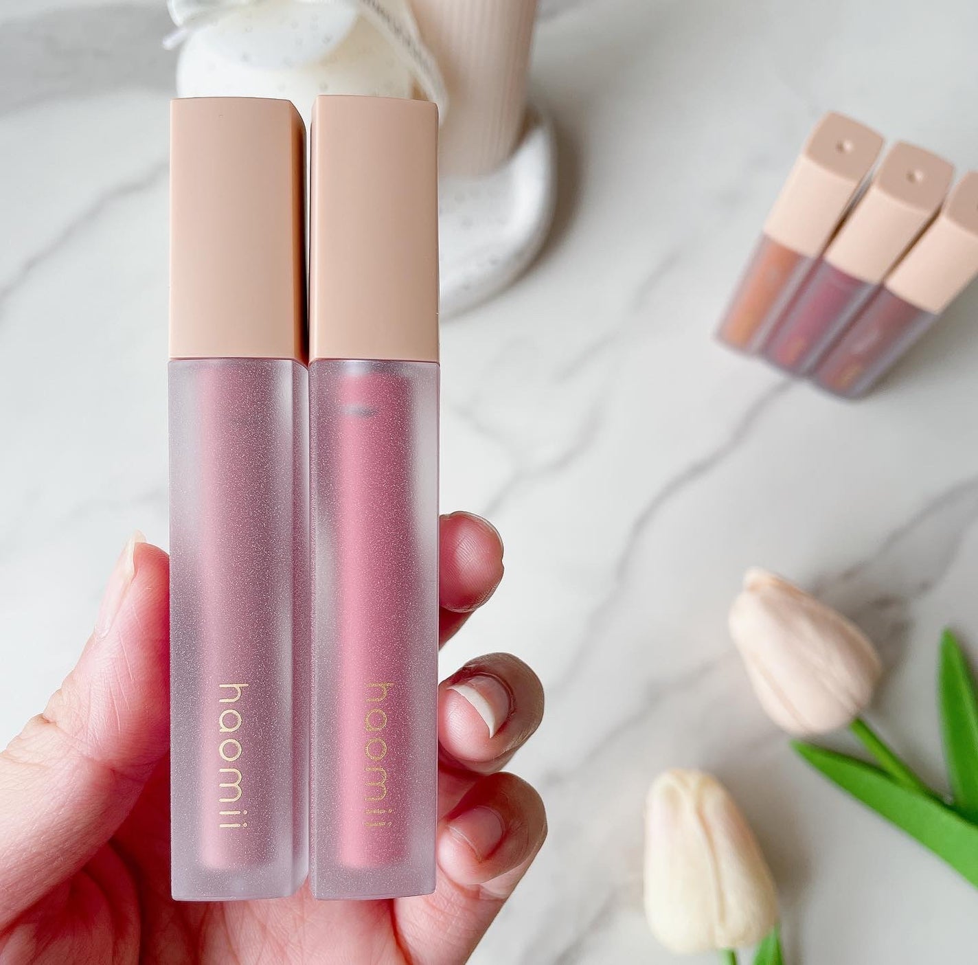 Melty flower lip tint/haomii/口紅を使ったクチコミ(2枚目)