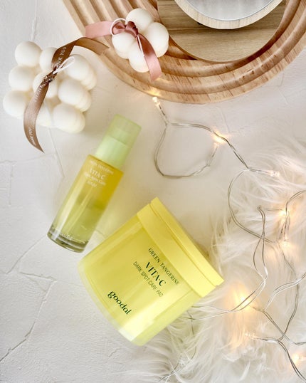 グリーンタンジェリン ビタC ダークスポットケアセラム/goodal/美容液を使ったクチコミ(5枚目)