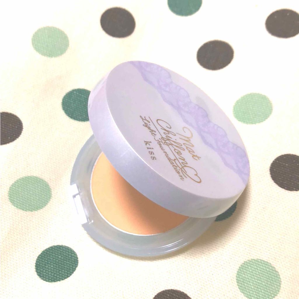 マットシフォン ライトファンデーションUV/KiSS/パウダーファンデーションを使ったクチコミ（1枚目）