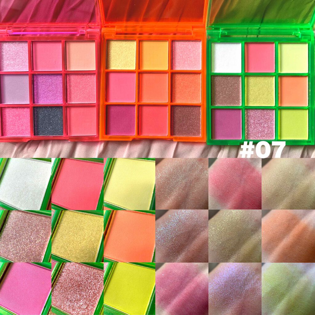 UR GLAM BLOOMING EYE COLOR PALETTE/U R GLAM/アイシャドウパレットを使ったクチコミ(4枚目)