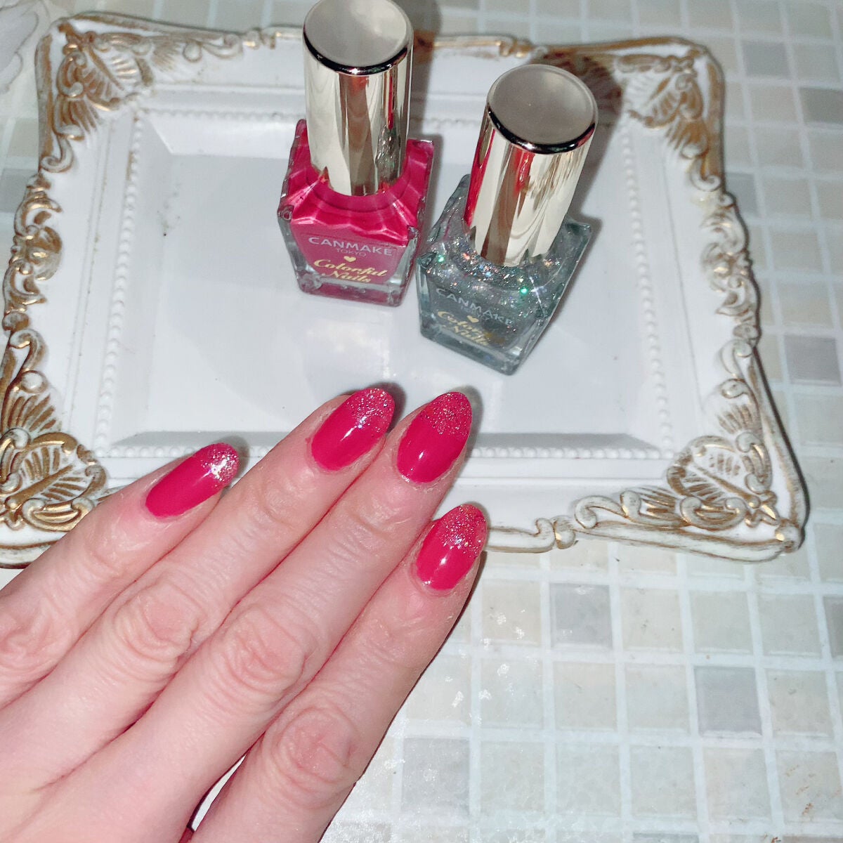 カラフルネイルズ/キャンメイク/マニキュアを使ったクチコミ(2枚目)