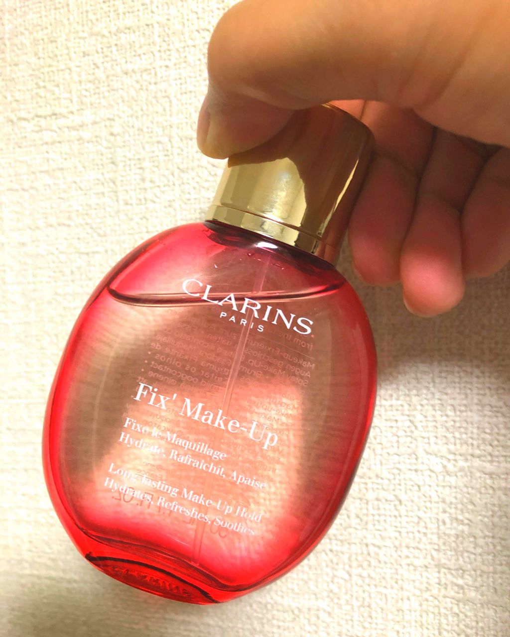 フィックス メイクアップ/CLARINS/ミスト状化粧水を使ったクチコミ(1枚目)