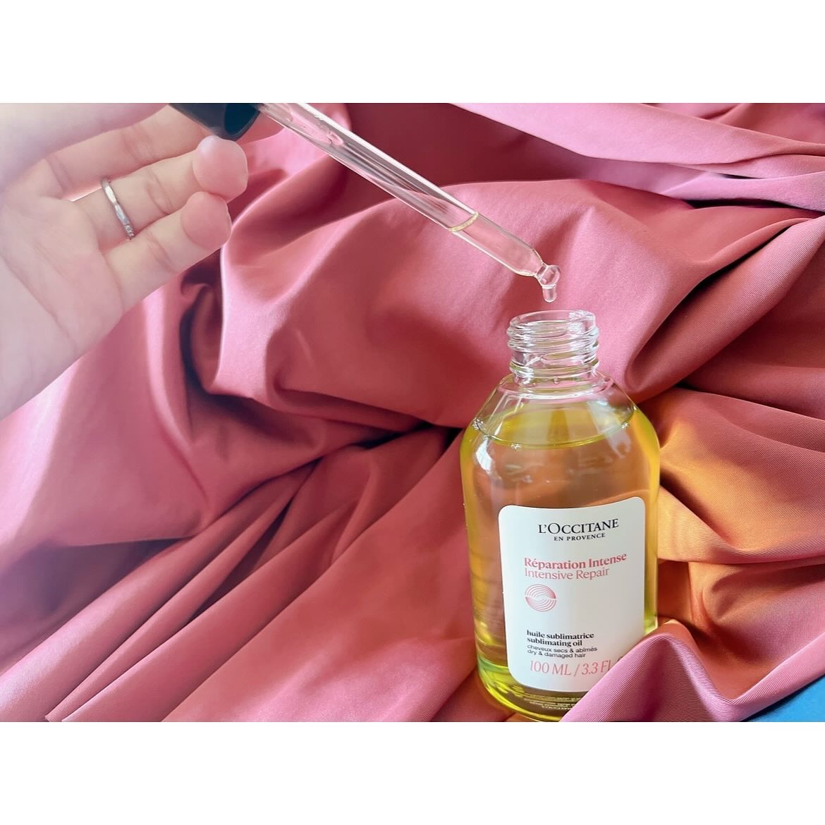 インテンシヴリペア ヘアオイル/L'OCCITANE/ヘアオイルを使ったクチコミ（3枚目）