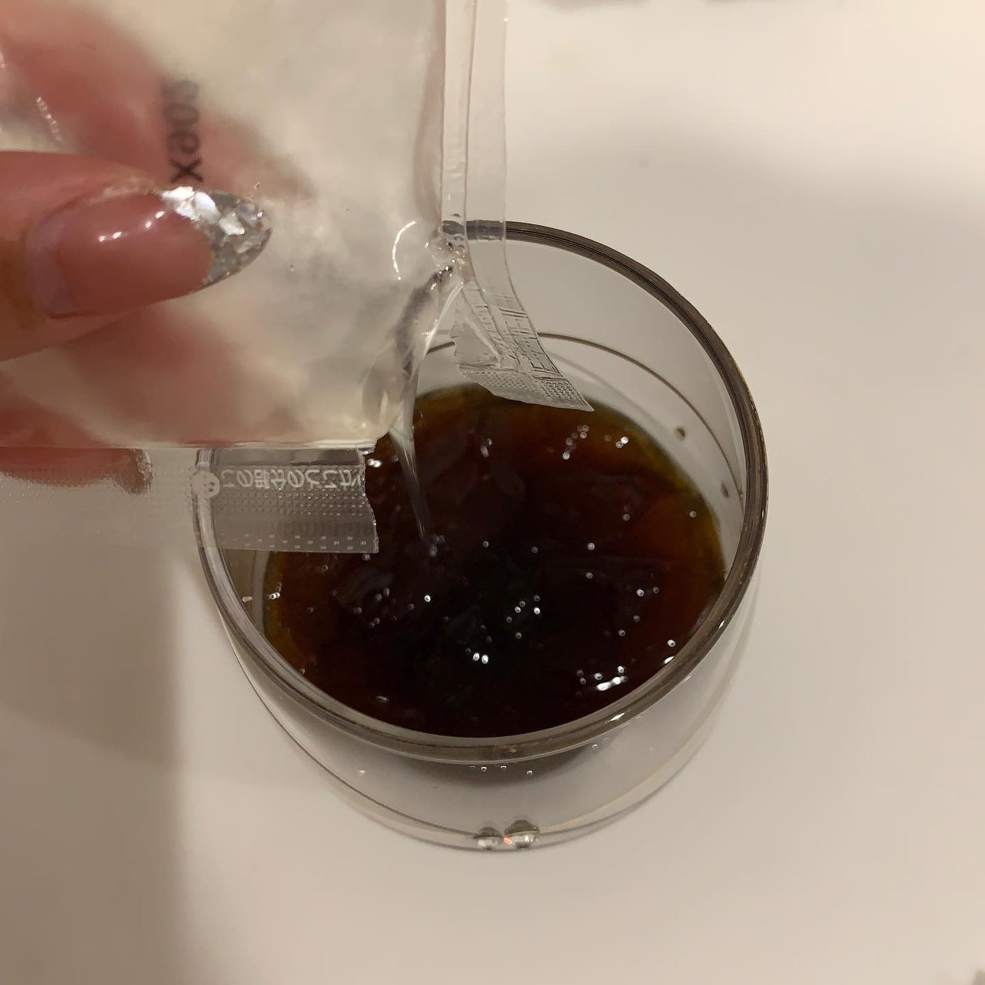 ゼロ羅漢果黒みつ珈琲寒天ゼリー/チュチュル/食品を使ったクチコミ(5枚目)