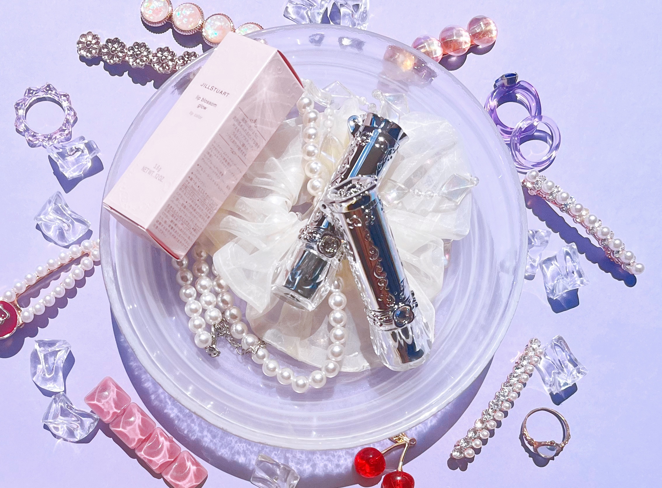 ジルスチュアート　リップブロッサム グロウ/JILL STUART/口紅を使ったクチコミ（1枚目）