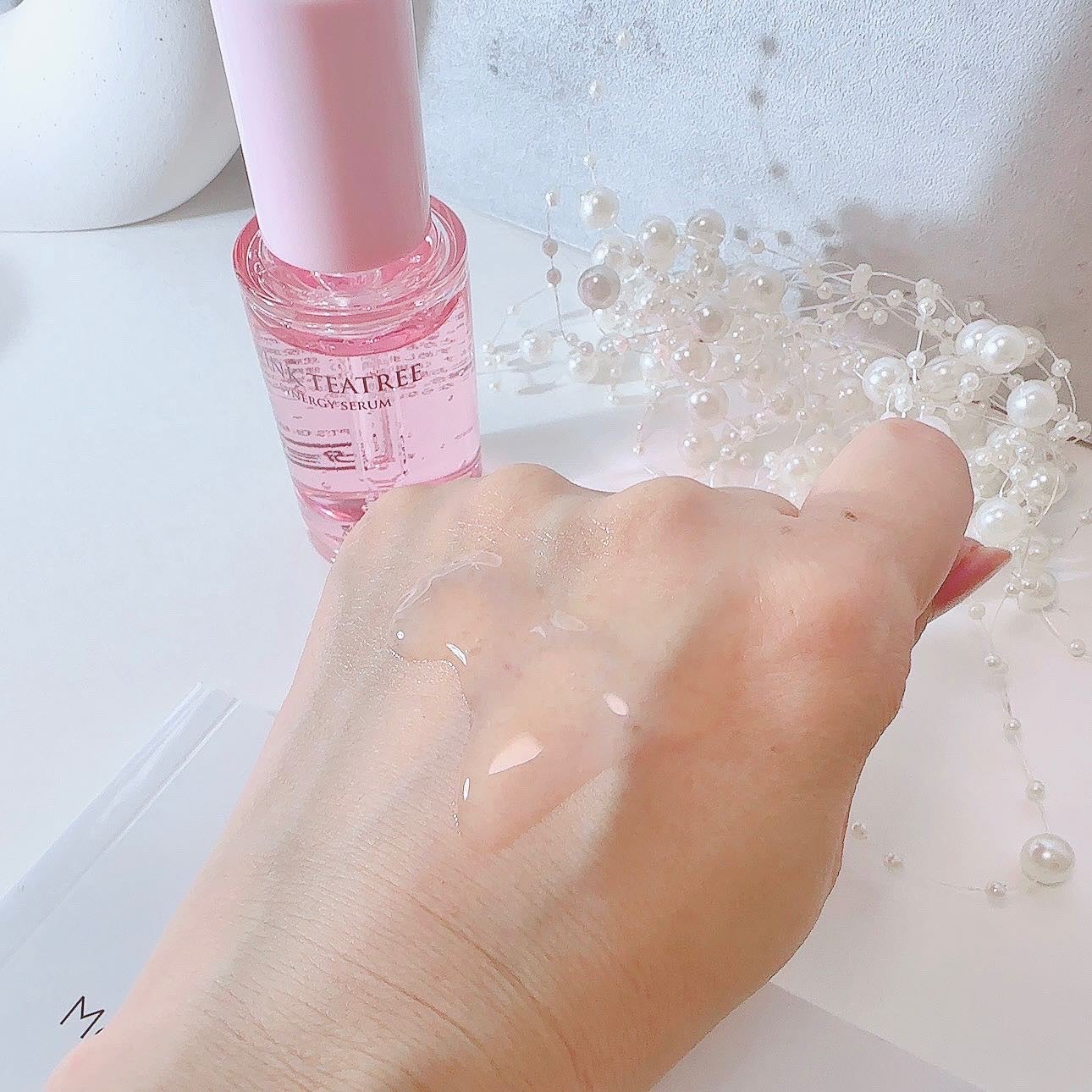 ピンクティーツリーシナジーセラム/APLIN/美容液を使ったクチコミ(3枚目)