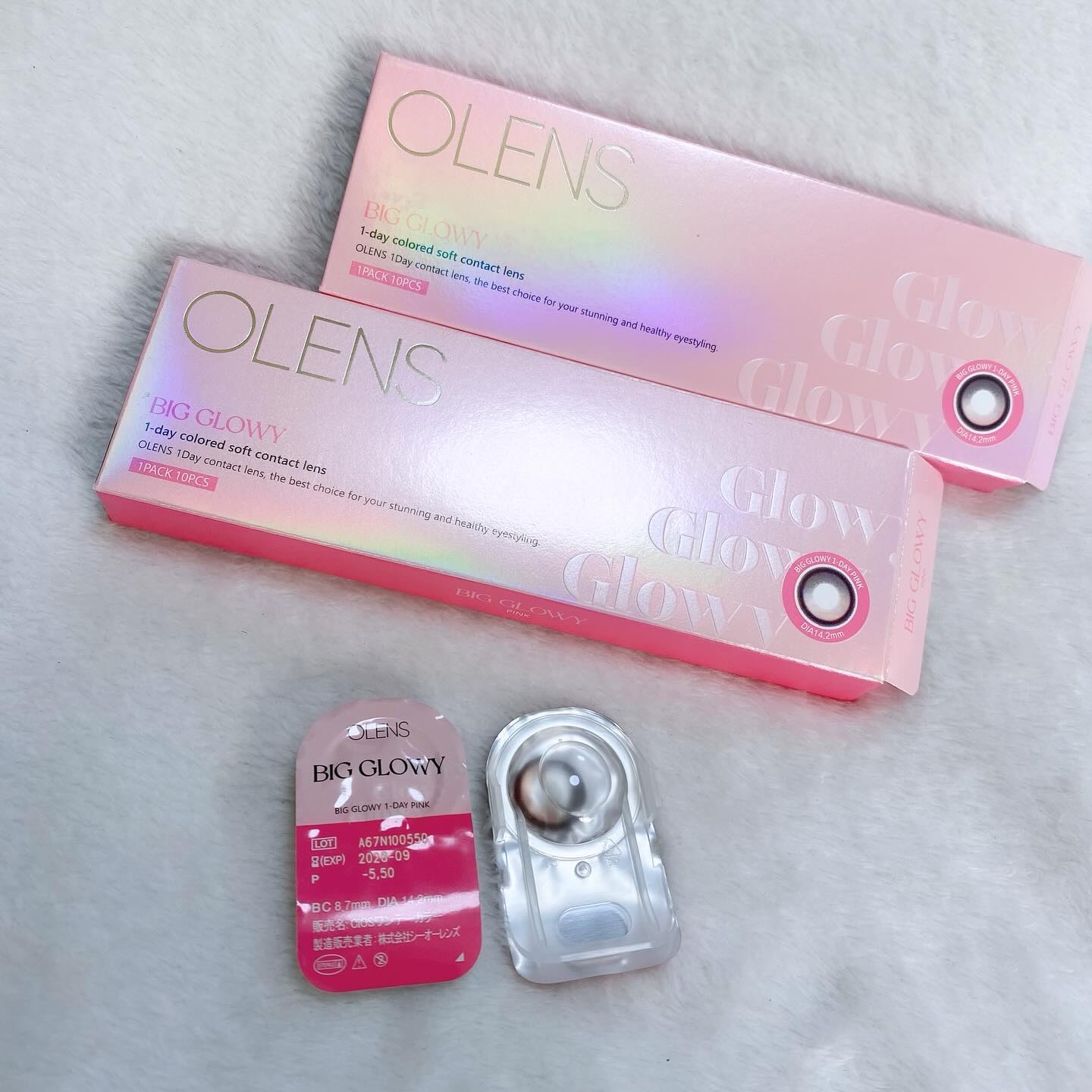 Big Glowy 1day/OLENS/ワンデー（１DAY）カラコンを使ったクチコミ（1枚目）