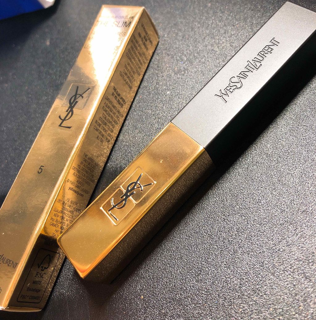 ルージュ ピュールクチュール ザ スリム/YVES SAINT LAURENT BEAUTE/口紅を使ったクチコミ（3枚目）