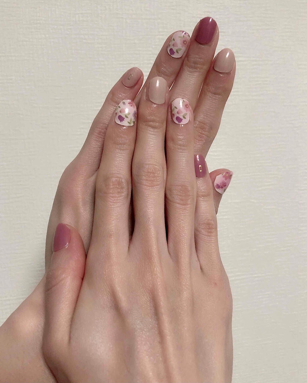 貼るジェルネイル/セリア/ネイルシールを使ったクチコミ(4枚目)